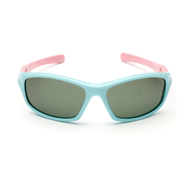 Kid's Polarized Sunglasses Anak Perempuan dan Anak Laki-laki Eyewears dengan 3 Pcs Aksesoris (Hijau)-Intl