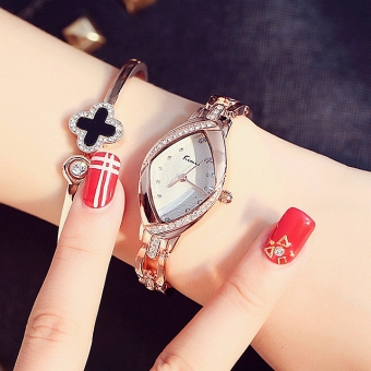Gambar Kimio Korea Fashion Style Shishang kristal gelang per barel jenis jam tangan