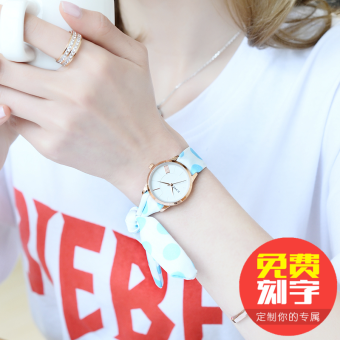 Gambar Korea Fashion Style kain jam tangan perempuan tali