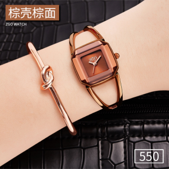 Gambar Korea Fashion Style perempuan tahan air murah Shi Ying jam gelang jam tangan