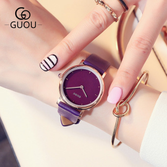 Gambar Korea Fashion Style sabuk atmosfer jam cewek asli Watch