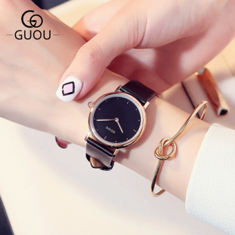 Gambar Korea Fashion Style sabuk atmosfer jam cewek asli Watch