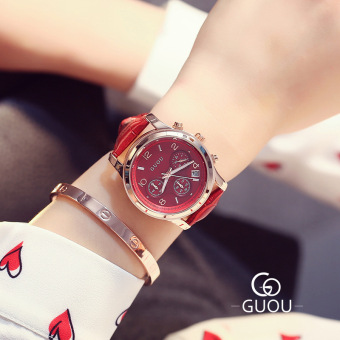 Harga Korea Fashion Style suasana tahan air multifungsi bentuk
perempuan jam tangan Online Terjangkau
