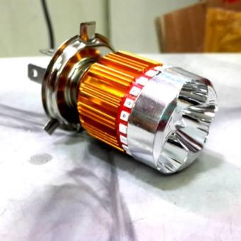 Gambar LAMPU UTAMA 3 LED H4 4 MODE AE MOBIL MOTOR