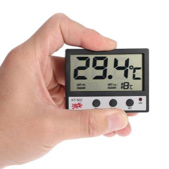 LCD Digital Fish Tank Aquarium Thermometer Water Temperature Meter CF HighLow Temperature Alarm - intl