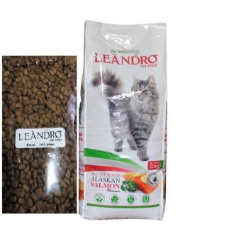 Leandro Cat Alaskan Salmon Makanan Kucing Repack 1 Kg 2 x 500g