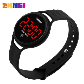 LED Watch Women Waterproof SKMEI Brand Fashion Touch Digital Wristwatch For Men Women Student Sports Watches 1230 - intl  