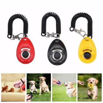 Gambar leegoal Dog Training Clicker With Wrist Strap   Magicfly Pet Training Clicker Set(3 Color)   intl