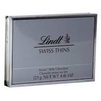 Gambar Lindt Swiss Thins Milk Chocolate 125 g