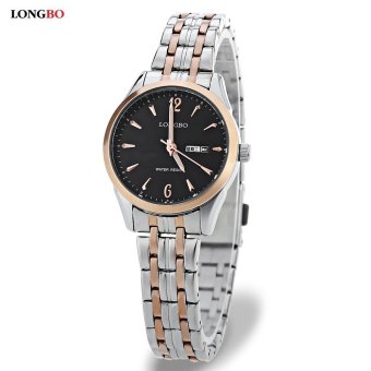 LONGBO 80149L Women Quartz Watch Date Day Display Luminous Pointer Water Resistance Wristwatch - intl  