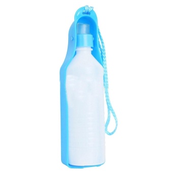 Gambar longmai Portable Spill Proof Handi Drink Water Bottle Dog PetWaterer, 500ml   intl
