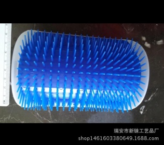 Lovely Pet Products Cats Supplies Cat Massage Device Self GroomerWith Catnip Pet Toy For Cat Brush Comb - intl