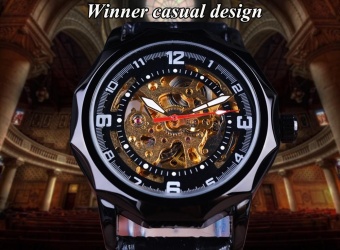 Luxury Watch Men Automatic Mechanical Watches OUYAWEI Brand Tourbillon Male Complete Calendar Clock Military Sport Wristwatch - intl  