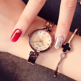 Gambar Menguntungkan Korea Fashion Style berlian gelang fashion jam tangan wanita jam