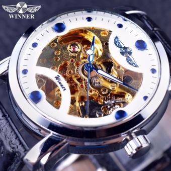 Mens Watches Navigator Series Transparent Case Skeleton Inside Casual Top Brand Luxury Automatic Male Wrist Watch Clock Men - intl  
