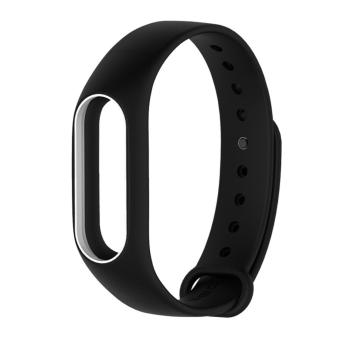 Mijobs Original Xiaomi Strap for Mi Band 2 Oled Display - Black White  