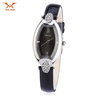 MiniCar VILAM V1012L - 01A Female Quartz Watch Artificial Diamond Imported Movt 3ATM Wristwatch #1(Color:#1) - intl  