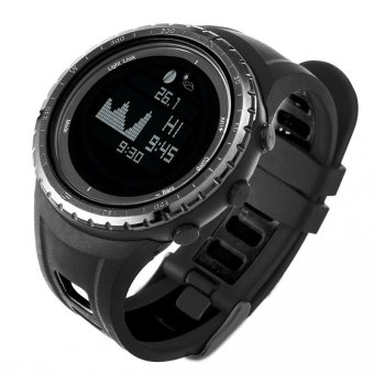 Moon Phase Smart Watch Tide Fishing Digital Thermometer Pedometer Blacklight Weather Forecast Sports Wrist Watch For Men  