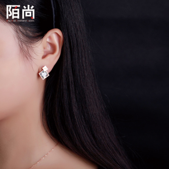 Gambar MOVSOINA 18 k Korea Fashion Style naik berlapis emas kotak perhiasan mahasiswa