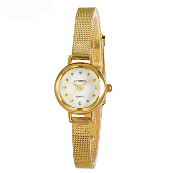 New Fashion Casual Lady's Gold Quartz Wrist Watches-Gold(3606)  