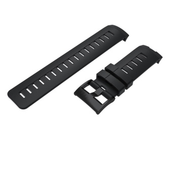 New Fashion Sports Silicone Bracelet Strap Band For Suunto Ambit3 Vertical BK - intl  