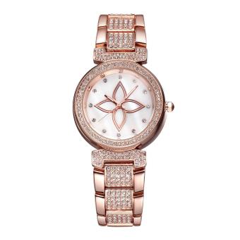 oanda WEIQIN Wei Qin fashion female form mother of pearl dial, three-dimensional diamond luxury brand ladies watches  