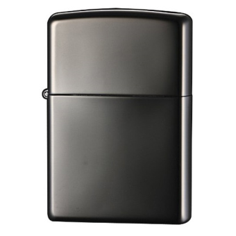 OHOME Zippo Korek Api Anti Angin Metal - TOX - Hitam Doft