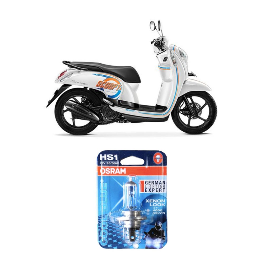 Osram Lampu Depan Motor Honda Scoopy ESP 62337CB 1 Pcs