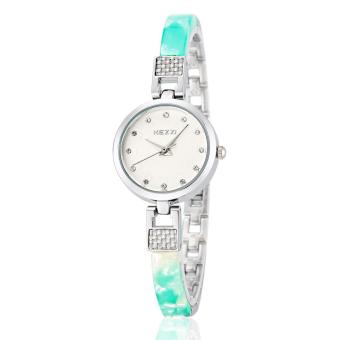 oxoqo KEZZI 2016 Top Luxury Brand Women Quartz Watch Hot Sale Full Steel band Casual Lady Wristwatch Dames Horloges Relogio Feminino (Green)  
