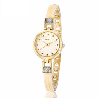 oxoqo KEZZI 2016 Top Luxury Brand Women Quartz Watch Hot Sale Full Steel band Casual Lady Wristwatch Dames Horloges Relogio Feminino (Yellow)  