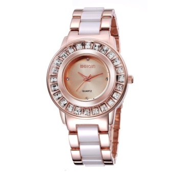 oxoqo Qin Wei brand of high-grade ceramic between Natural Rose Gold Ladies Watch disc Fritillaria www.shyosdy.com W4766 (Gold)  