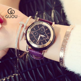 Gambar Perempuan panggil besar jam tangan wanita Korea Fashion Style jam tangan