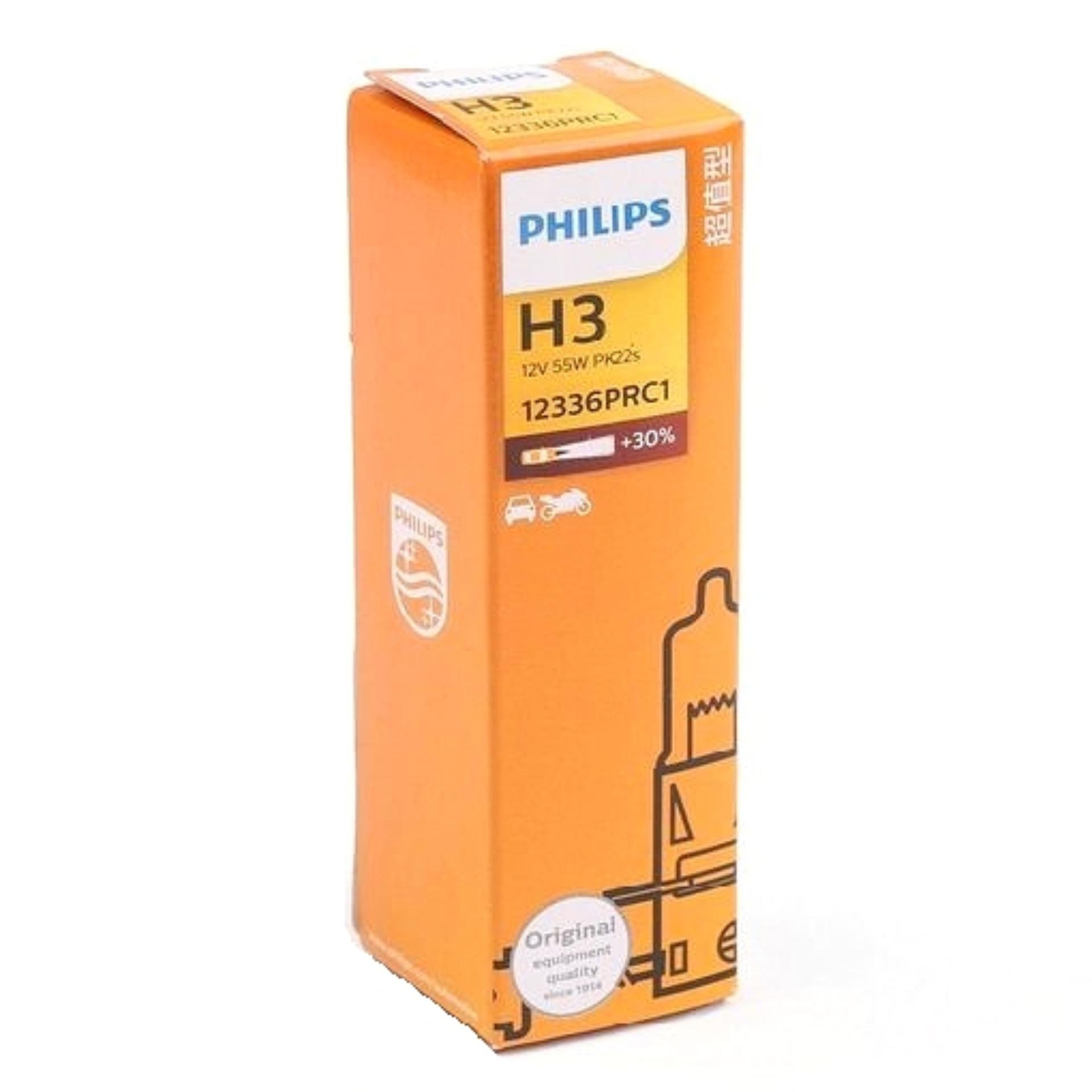 Philips Premium Vision H3 55 Watt - Lampu Mobil / Foglamp - 1 Pcs ..