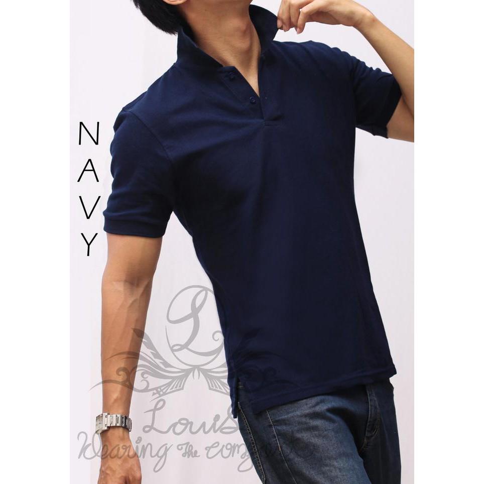 Polo Shirt Pria Polos Navy Size M-Xl. Murah Dan Kualitas Premium. - Nt8jyk