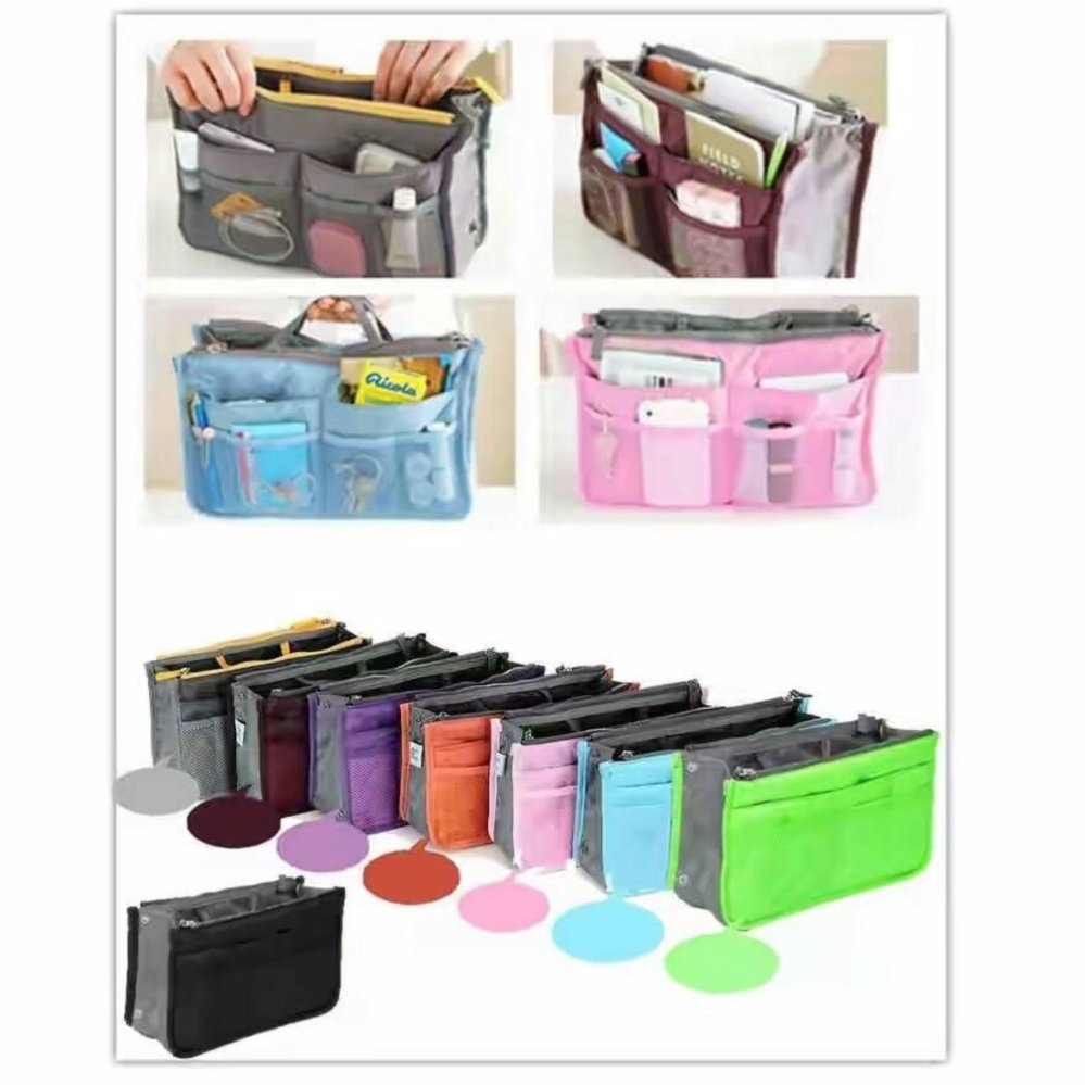 Prime Korean Dual Bag In Bag Organizer Tas Dalam Tas Korea - Random Color