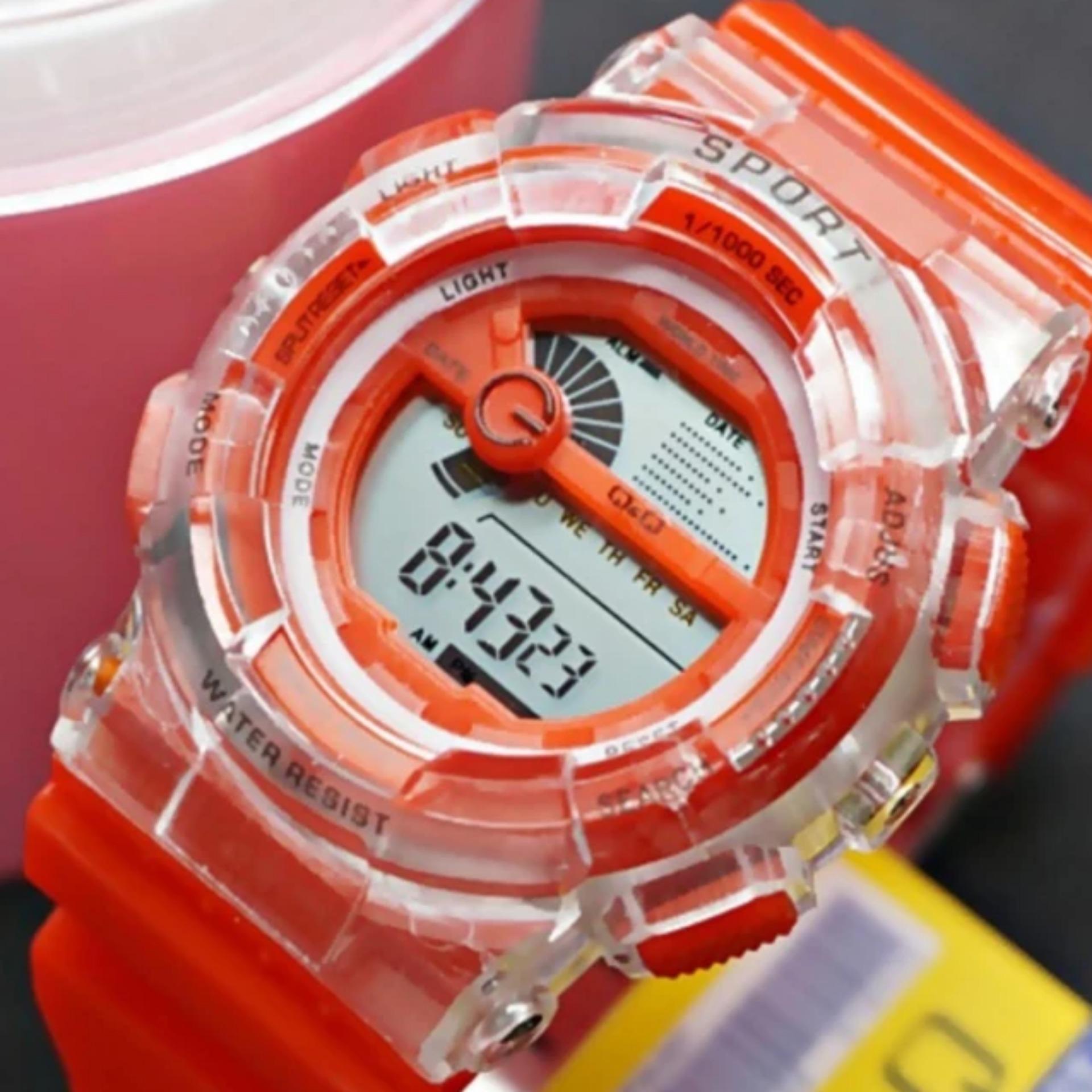 Flash Sale Q&Q jam tangan pria&wanita QMoe121a terbaru