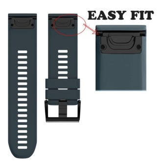 Replacement Silicagel Quick Install Band Strap For Garmin fenix 3 HR /fenix 3 AG - intl  