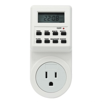 Jual robxug Plug In Digital Timer Switch with 3 Prong Grounded
Outlet,Large LCD Display, 7 Day Programmable 15A 1800W intl Online
Review