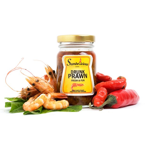 Sambel Udang Gurih / Sambelicious Spicy Drunk Prawn