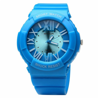 SANDA Quartz Watch Men Women Watches 2016 Top Brand Luxury Famous Wristwatch Male Female Clock Wrist Watch Ladies Quartz-watch(Blue)    