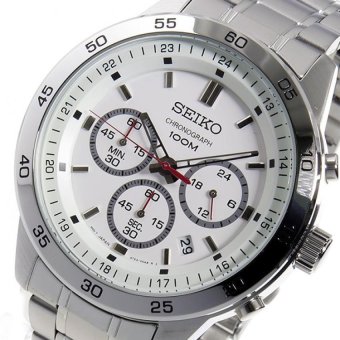 SEIKO Chronograph Jam Tangan Pria SKS515P1 - Stainless Steel - Silver Pebruari 2019 - 2 SEIKO Chronograph Jam Tangan Pria SKS515P1 - Stainless Steel - Silver - 2