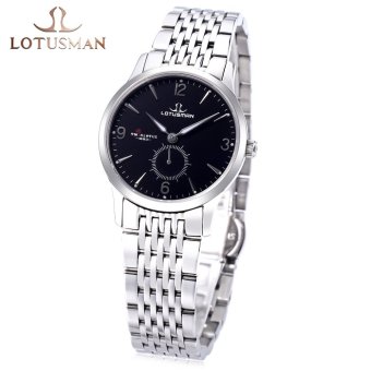 SH LOTUSMAN LL501SWA Women Quartz Watch Ultra-thin Dial Chronograph 3ATM Luminous Wristwatch Black Black - intl  