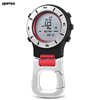 SH Spovan Outdoor Sports Climbing Mountaineering WatchMulti-function Thermometer Altimeter Barometer Compass Watches RedRed - intl  