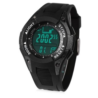 SH SUNROAD FX702A Multifunctional Digital Sports Watch AltimeterFishing Barometer Wristwatch 30M Water Resistance Silver - intl  