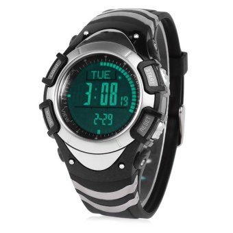 SH SUNROAD FX704A Multifunctional Digital Watch Altimeter FishingBarometer Wristwatch 30M Water Resistance Black - intl  