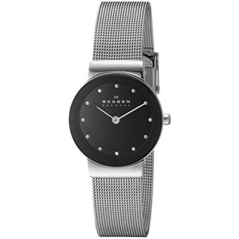 Skagen Womens 358SSSBD Freja Stainless Steel Watch with Crystal Indices - intl  
