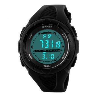 SKMEI 1074 Men Unisex watch military Led Digital fashion casual Wristwatches - intl  