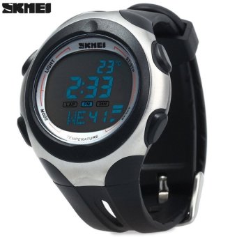 Skmei 1080 Men Sports Digital Watch 5ATM Water ResistantTemperature Display - intl  