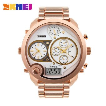 SKMEI Casio Man Sport LED Watch Water Resistant 30m - AD1170 - Rose Gold  