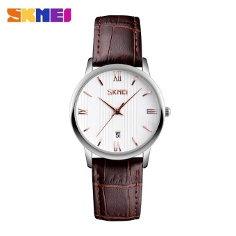 SKMEI Couple Watch Waterproof Belt Quartz Watch Male Plus Color 9130 Female Plus Color - Lily - intl  